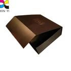 Wholesale custom making hat paper packaging book shaped magnetic foldable box