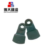 Stone impact rock crusher wear spare parts casting metso flat hammer