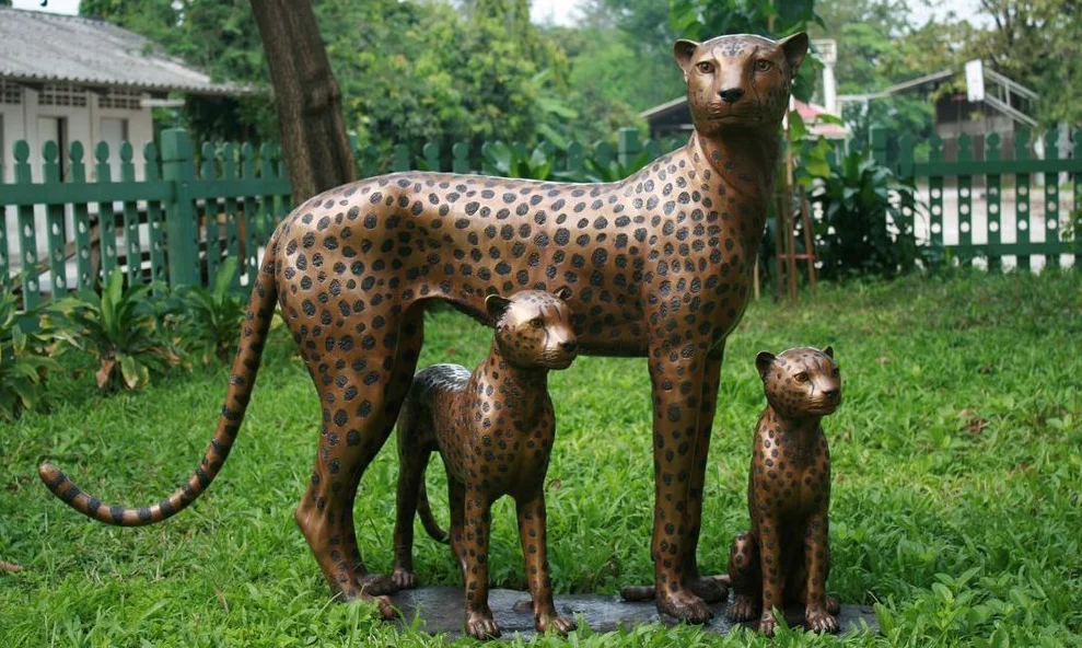 life size panther statue