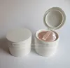 4 oz big plastic cosmetic loose powder container jar with sifter