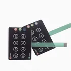 designed waterproof membrane switch led metal keypad