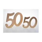 Wedding decoration wooden number 50 wedding table decoration