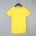 Custom sublimation print Logo cotton dry fit O-neck t-shirt