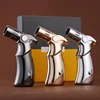 Luxury Gun Shape Butane Gas Lighter 4 torch cigar lighter With Gift Packaging