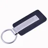 Fashion custom blank car logo leather keychain key chain