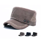 Hot Unisex Military Style Army Flat Cap Vintage Baseball Cap Cosy Sport Sun Hat