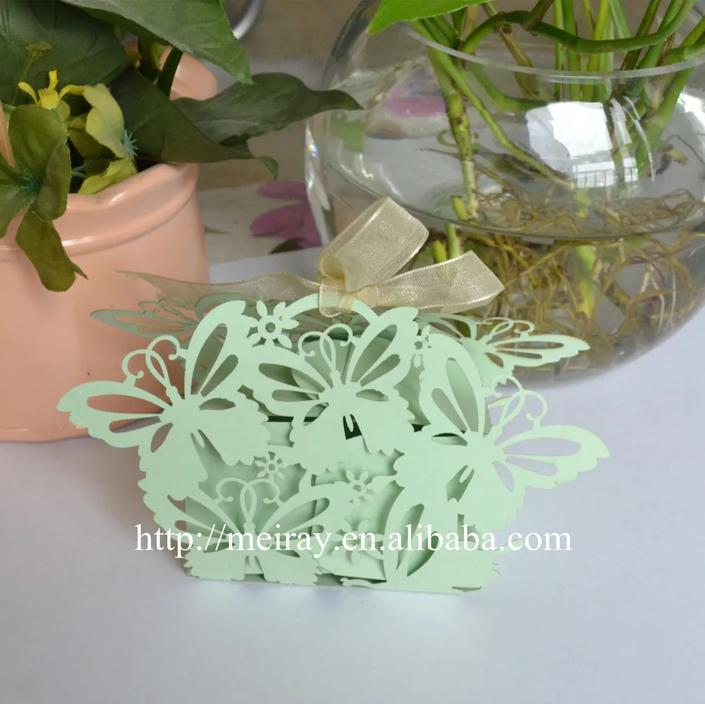 laser cut butterfly favor box candy gift,wedding gift box idea