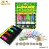 Play money toys cashier ,Supermarket Game cash drawer,Euro coins children funny games toys gambling toys