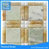 Jade green/Green onyx marble mosaic floor tile
