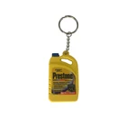 high quality custom 3d Oil shape pvc keyrings soft rubber key chain rubber keychain