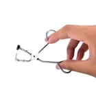 Silver Plastic Rolled 2017 Professional Newly Version Useful Tools Disposable Mascara Packaging One-off Eyelash Curler