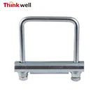 Tow Towing Rattle Lock Between Ball Mount and Receiver for 2" Receiver