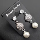 Fashion Earring pearl 925 Beautiful Silver Earring Designs for Women