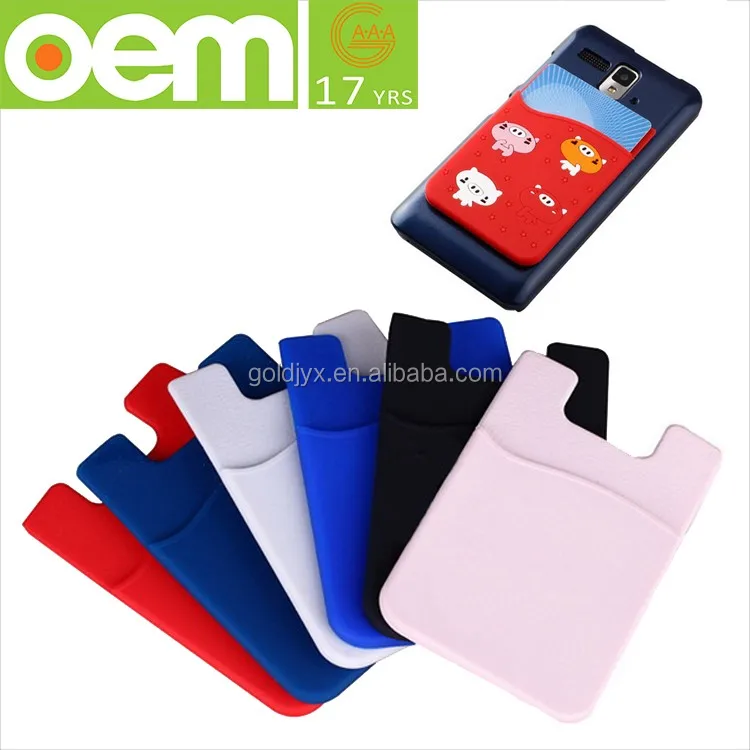 factory direct sales mobile phone 3m sticker silicone card