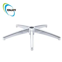 Office Funiture Metal Chrome Swivel Base Chair Parts