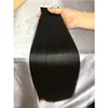 4*1 cm Tape Double Drawn Human Tape Hair Extension 10-24 Inch In Stock No Short Hair