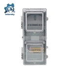 Single phase electric meter box meter enclosure outdoor waterproof with BS or DIN meter pole top box wall mounting