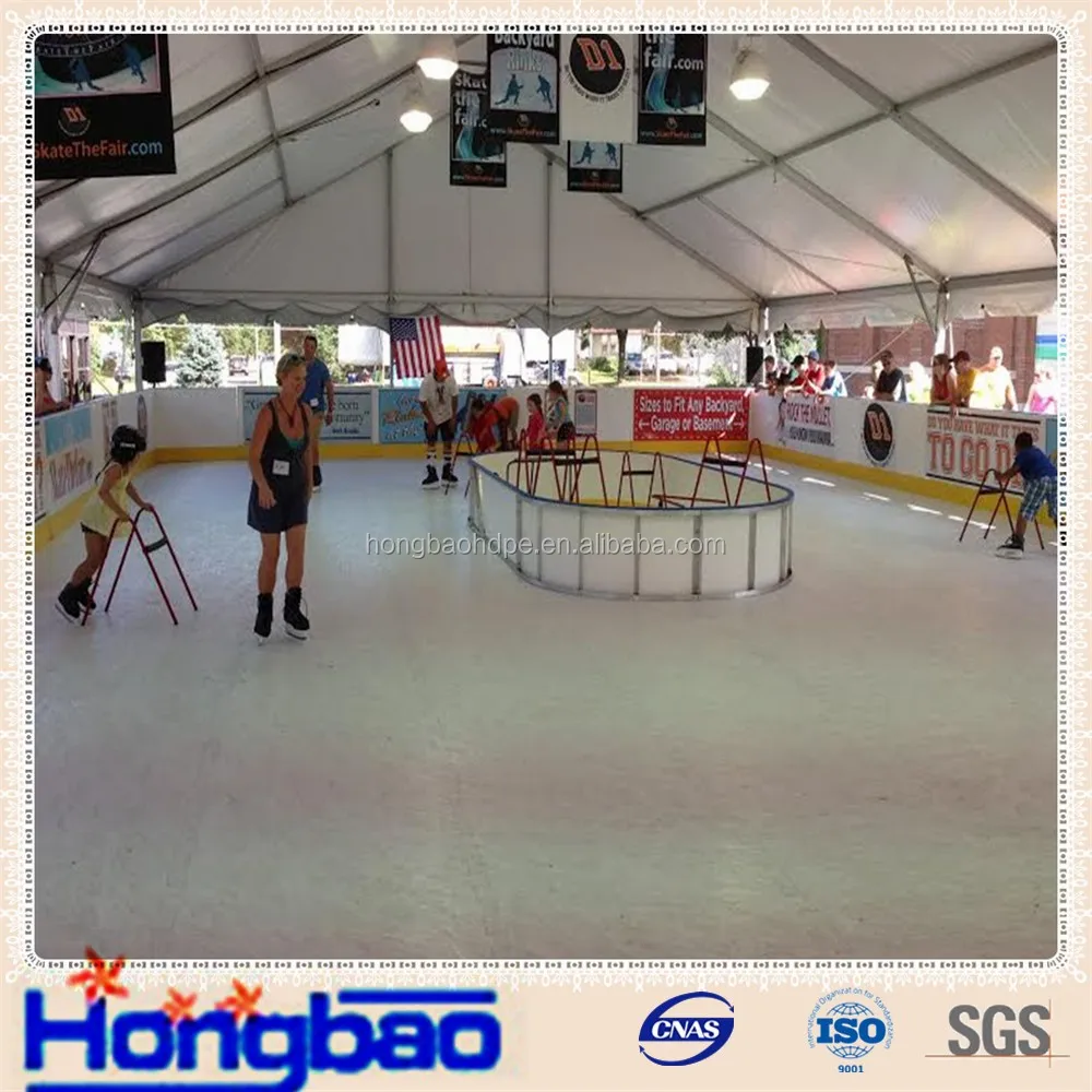 Ice Hockey Shooting Rink Skating Plastic Set Ice Rink