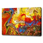 100% Painted Wall Art Colourful Abstract Canvas Oil Painting for Bar adornment picture