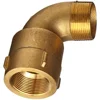 1inch NPT Male and Female NST Brass Fire Pipe Fire Equipment Swivel Fitting 45 Brass Elbow