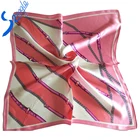 fashion scarf, olive butterfly patterns twill scarf, elegant silk scarf