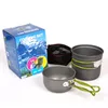 Lightweight Outdoor Camping Cookware Backpacking Cooking Picnic Bowl Pot Pan Set Mess kits