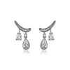 93347 XUPING moon white zircon stone earrings,earrings wholesale lot,wholesale earring
