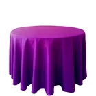 Spun Polyester Table Linens, Thick Table Cloth for Wedding and Banquet