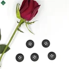 4 hole plastic resin button with letters for garment
