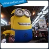 Giant inflatable cartoon model/inflatable standing mini yellow man model for show