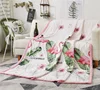 big flower Air Conditioning Eco-friendly Filling 100% polyester washed cotton Fabric Multipurpose Summer season Quilt