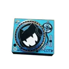 Spinner hard enamel lapel pin with custom logo