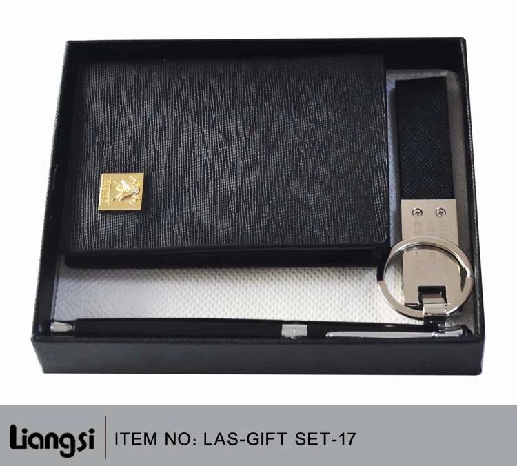 men wallet belt christmas new year corporate business gift set