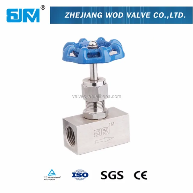 china stainless steel threaded needle valve