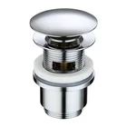 Luxury washroom lavabo use brass sink pop up waste drainer for basin