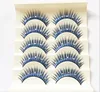 he60613a 5 pair of stage models with eyelashes color false eyelashes with drilling eyelashes