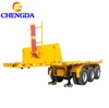 20ft 40ft dump container trailer chassis hydraulic lift flatbed trailer