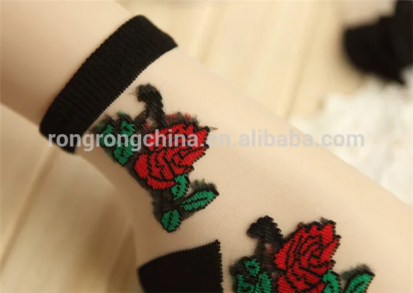 Cheapest Wholesale Chin factory in-stock fancy socks fashion sexy ladies boot ankle socks colorful ankle socks