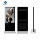 55 inch water proof UHD floor standing outdoor tv LCD advertisement digital signage display with software