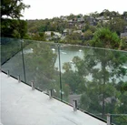 Laminated tempered glass fence panels glass balustrade