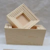 Wooden products processing factory customized wooden set of crate