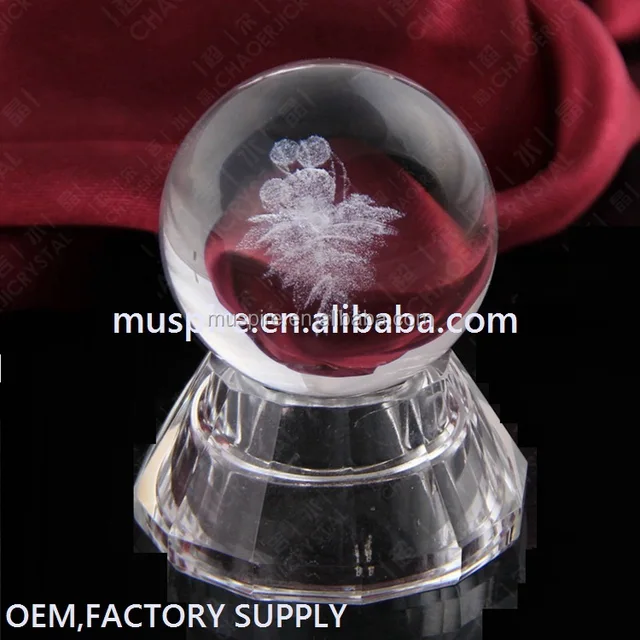 crystal glass ball clear personalized crystal ball sphere