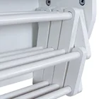 Wall Mount Drying Rack Wood Bathroom Home Expandable Towel Rack Drying laundry Hanger