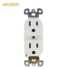 AC quiet decorator socket electrical receptacle types 15 amp receptacle usa socket