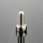 White nickle binding head carbon steel machine screw