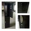 Black color knock down 2 door individual army metal locker