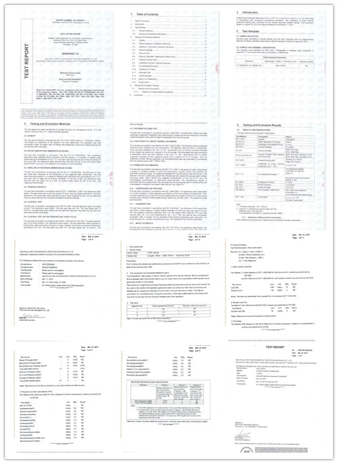 Anti UV composite plastic wood wpc cladding wall paneling