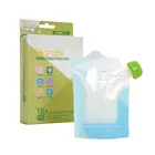 Double Zipper Lock Top BPA Free Reusable Food Pouch Breast Milk Liquid Storage Bag for Baby Food Storage