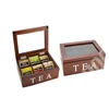 Solid wood tea bags box for sale,Tea gift package box