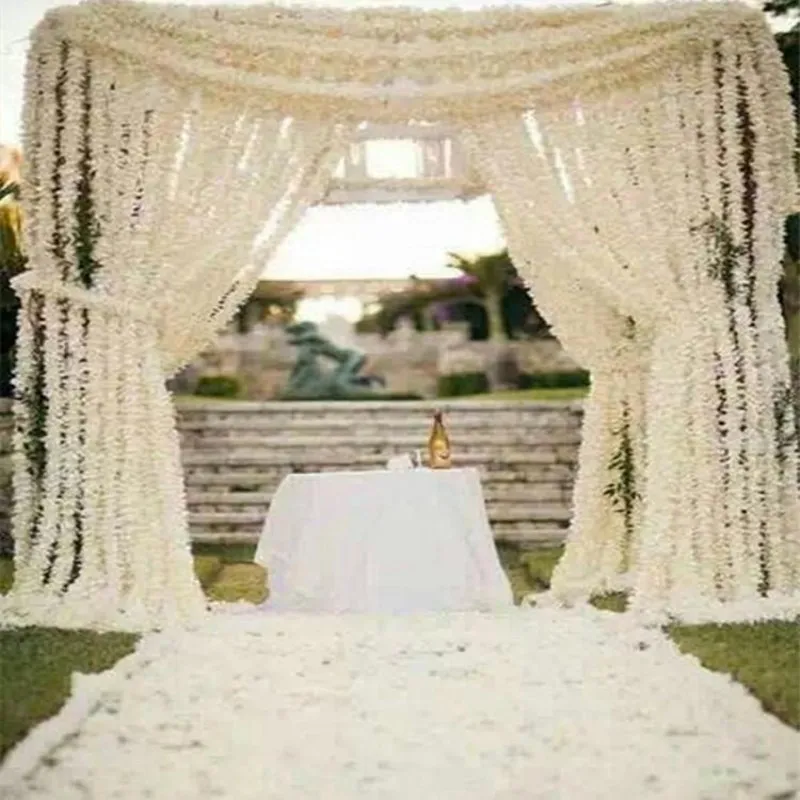 Brand-New-Crafts-1piece-lot-34cm-Artificial-Wisteria-Flower-Vine-Handmade-Hanging-Garland-Wedding-Home-Decorative (5)